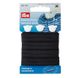 Prym Buttonhole elastic with buttons, black 12mm