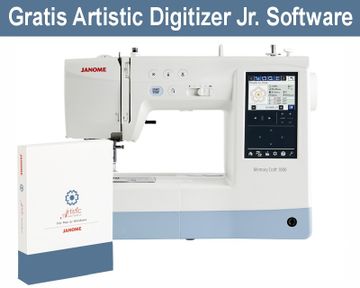 Janome Memory Craft 1000 + Artistic Digitizer Jr.