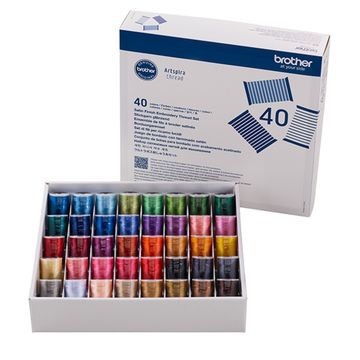Brother embroidery thread set 40 pieces