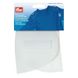 Prym shoulder pads velcro closure half moon S-white